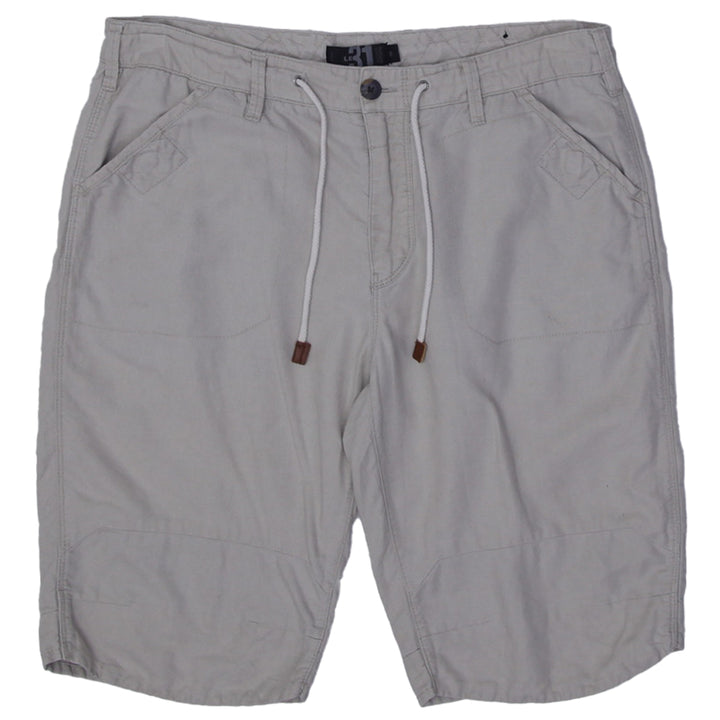 Mens Le 31 San Francisco Fit Linen Cotton Shorts
