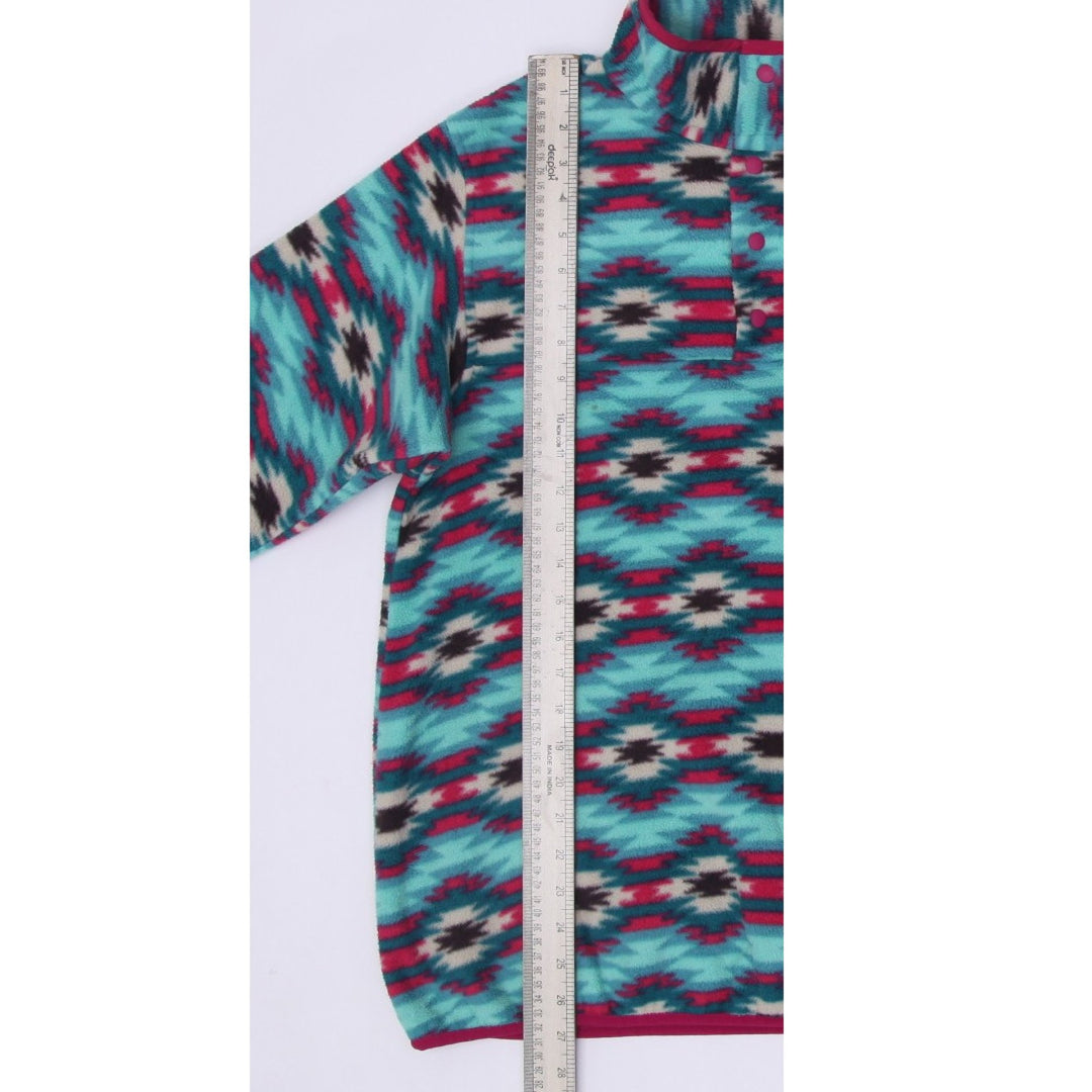 Ladies Patagonia Southwest Aztec Synchilla Pullover Fleece Jacket