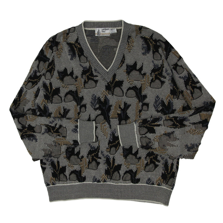 Vintage London Fog V-Neck Sweater Made in USA