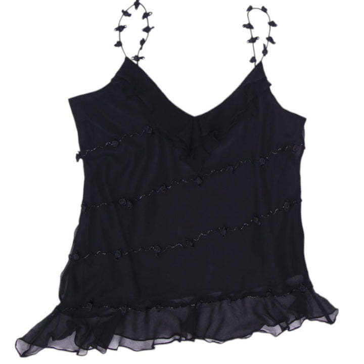 Y2K Ladies Mixit Camisole Silk Ruffle Detail Top Size 12 | Migration_Y2K Tops | Fashion Rerun