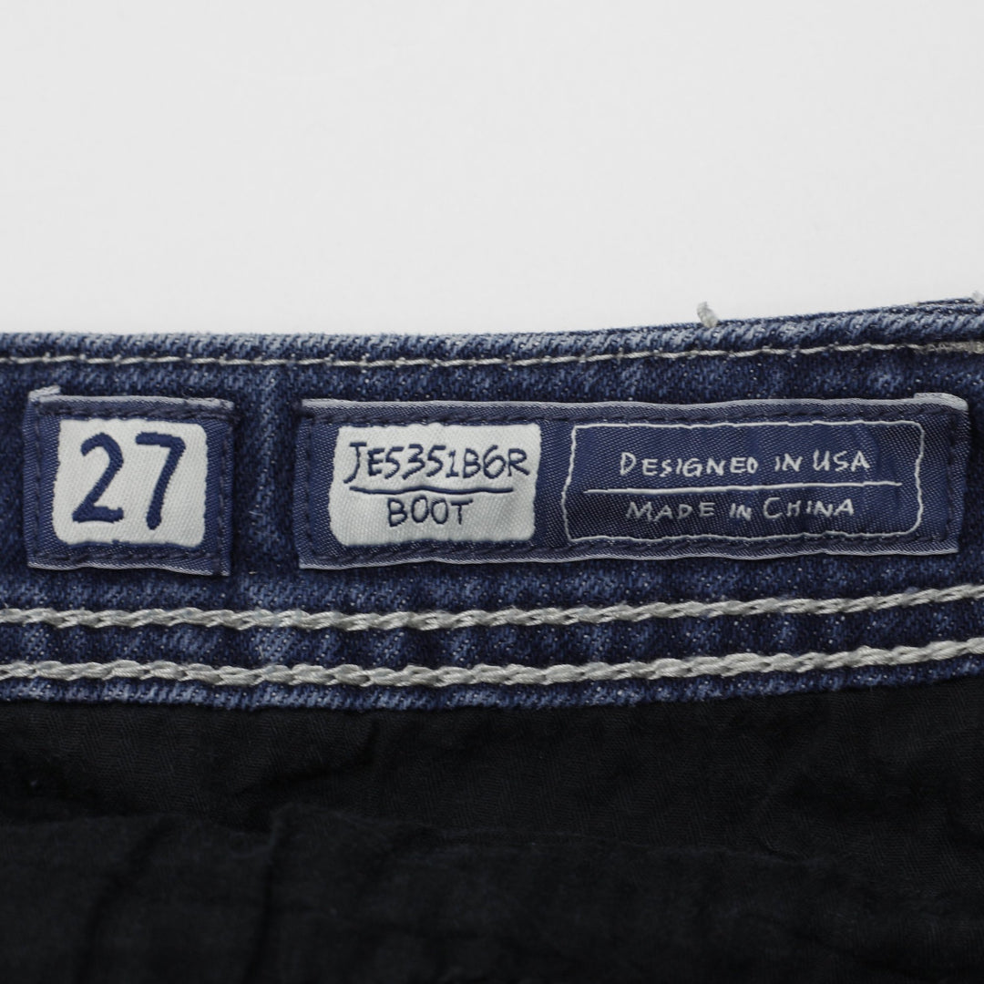 Y2K Ladies Rhinestone Embellished Bootcut Jeans Size 27 | Migration_Jeans & Pants - Detail View | Fashion Rerun