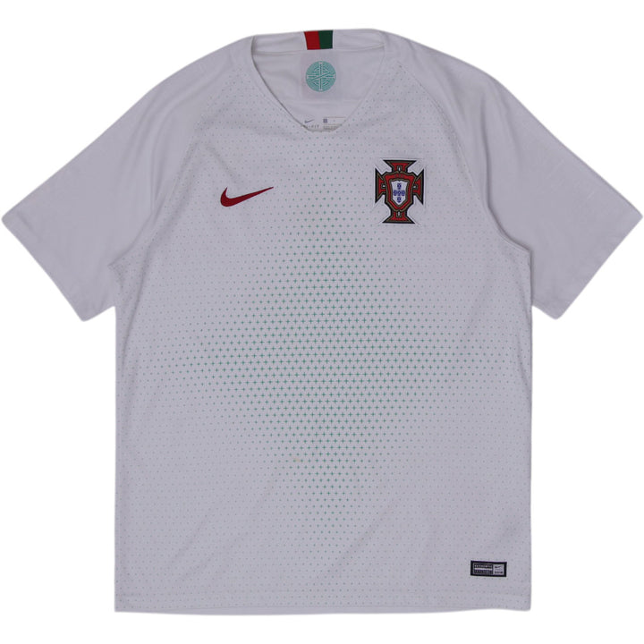 Mens Nike Portugal 2018 World Cup Away Football Shirt Jersey White Size L