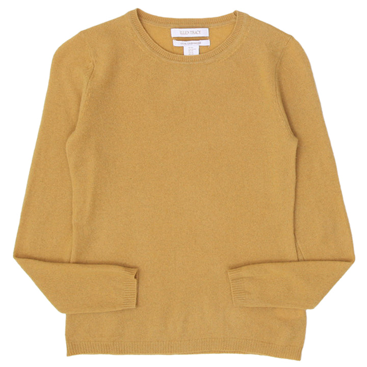 Ladies Ellen Tracy 100% Cashmere Long Sleeve Sweater