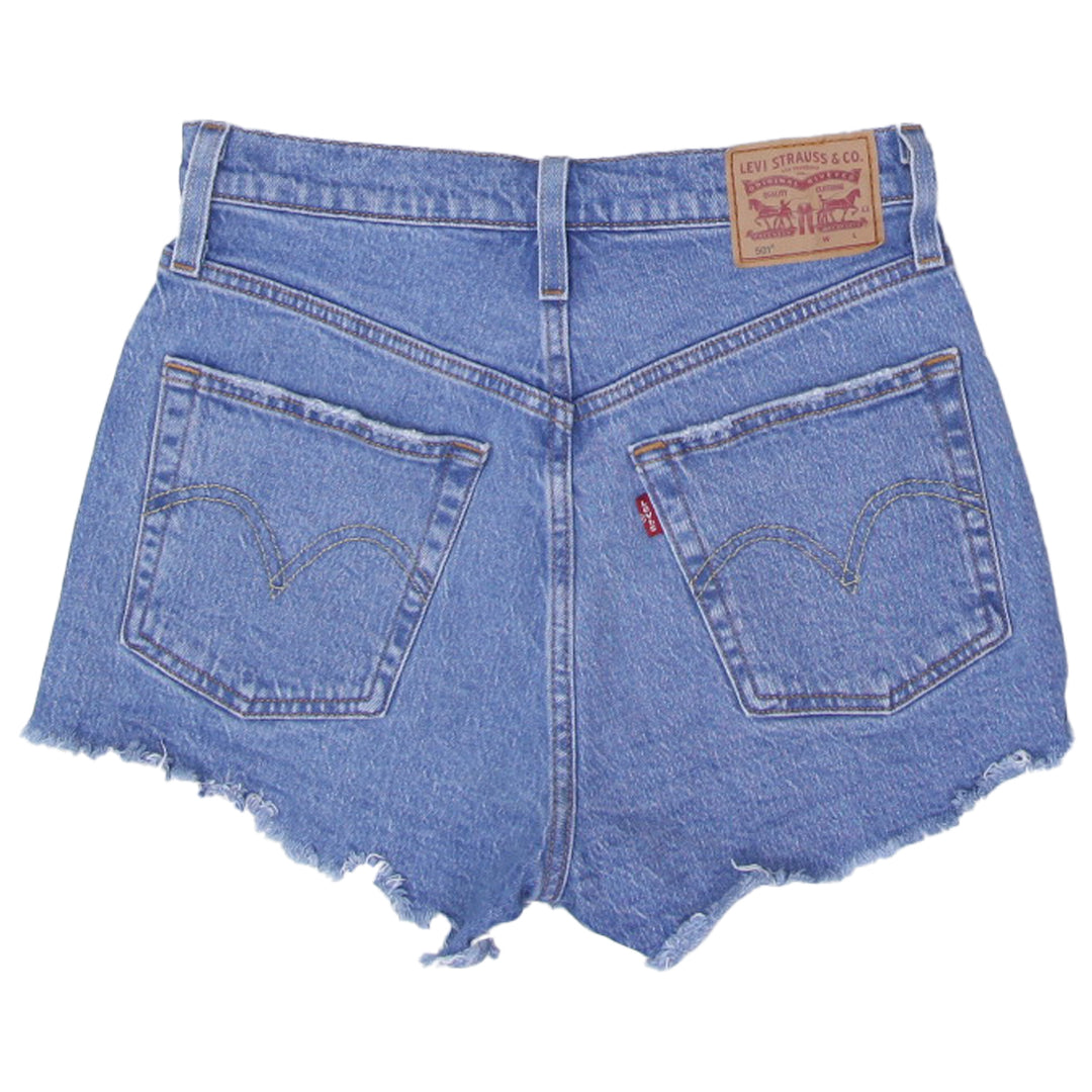Ladies Levis 501 Waterless Button Fly Denim Shorts