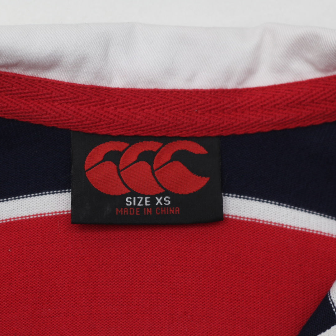 Vintage Canterbury Rugby Shirt Navy Red XS - Fashion Rerun Vintage Migration_T-Shirt