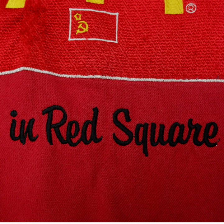 Vintage Mens Club 545 McDonald's Sweatshirt Red Logo Graphic