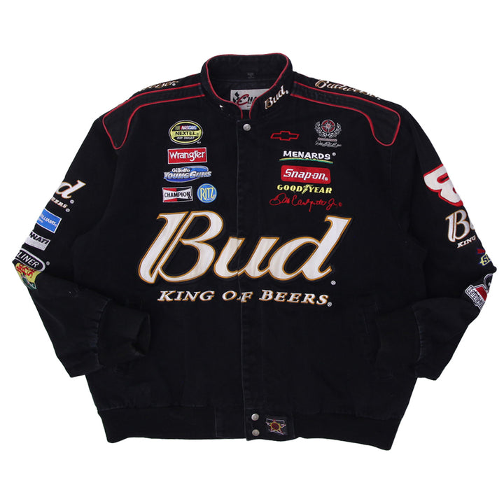 Vintage Dale Sr Jacket Mens Black Earnhardt Chase Authentics NASCAR Racing