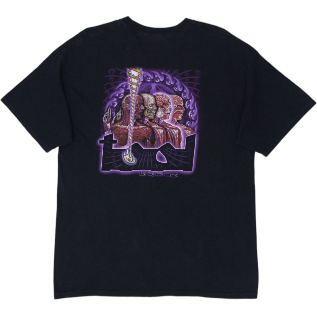 Vintage 2004 Tool Lateralus T-Shirt Black XL Y2K Hard Rock Heavy Metal Band