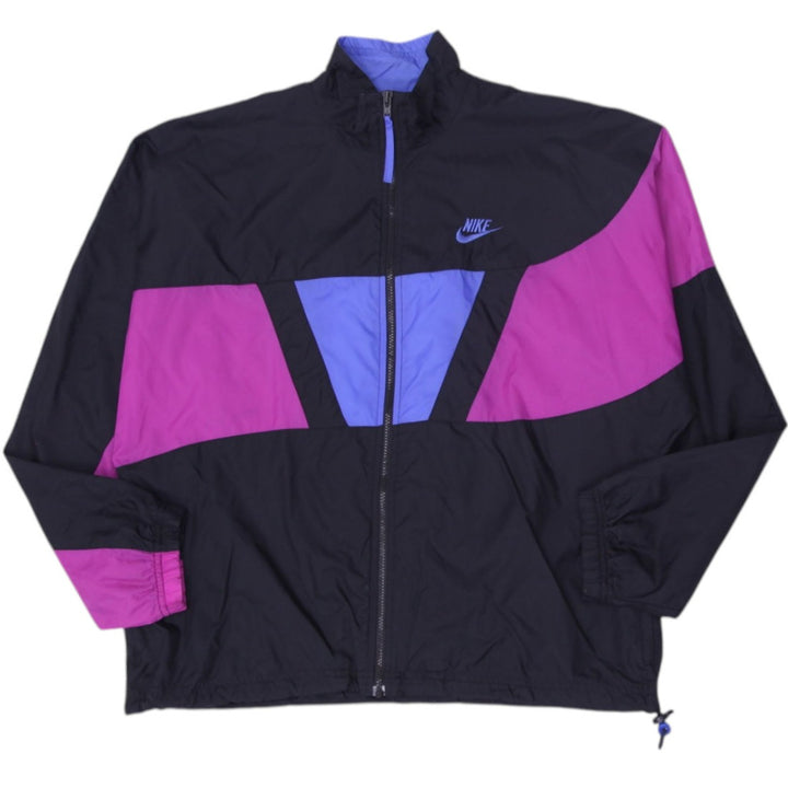Vintage Ladies 90s Nike Gray Tag Windbreaker Jacket Size M | Migration_Jackets | Fashion Rerun