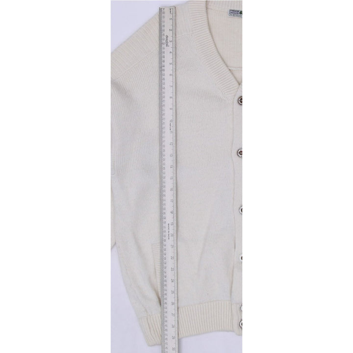 Vintage Chemise Lacoste Knit Button Up Cardigan Sweater
