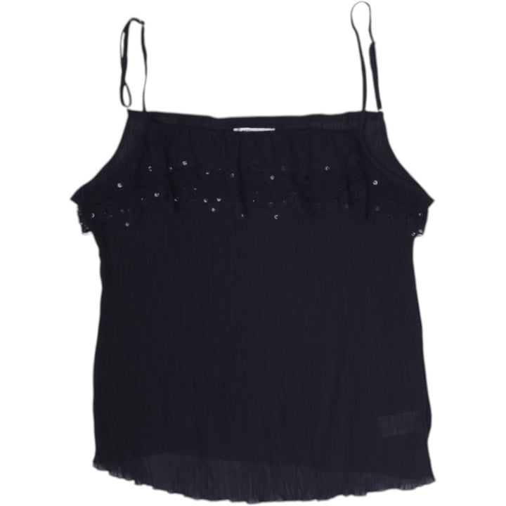 Y2K Ladies Kaelyn Max II Studded Ruffle Camisole Top