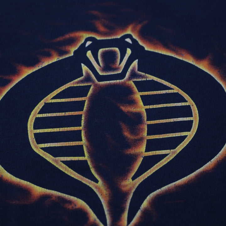 Vintage 2003 G.I. Joe Cobra Flaming Logo Promotional T-Shirt Size M