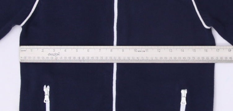 Vintage Ladies Polo Jeans Co. Navy Full Zip Cotton Jacket L | Migration_Jackets - Detail View | Fashion Rerun