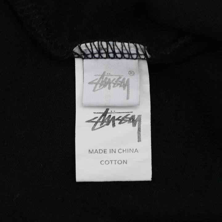 Mens Stussy Australia Black Cosmos Flower Graphic T-Shirt