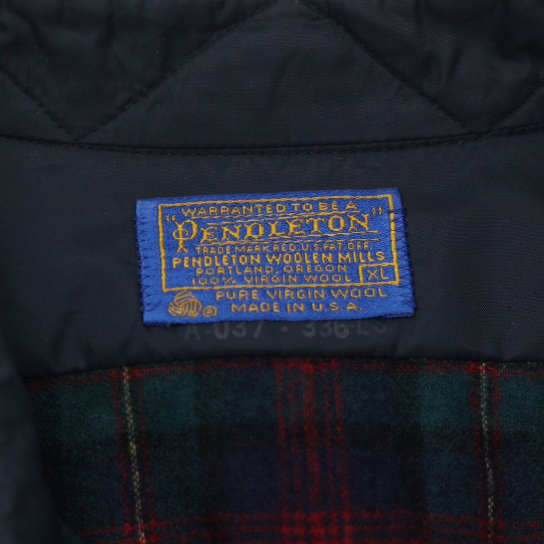 Vintage Pendleton 100% Virgin Wool Made In USA Flannel Shirt