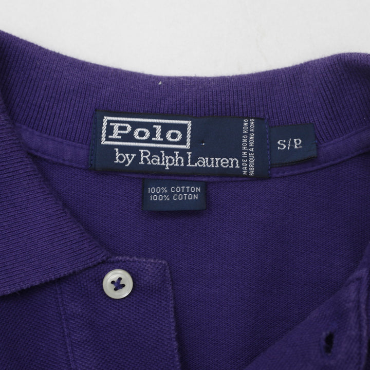Mens Polo By Ralph Lauren 100% Cotton Purple Polo T-Shirt S