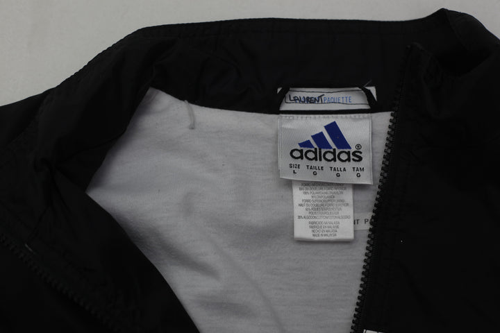 Vintage Embroidered Adidas Logo Windbreaker Ladies Jacket