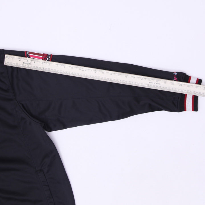 Vintage Mens Coogi Australia 1969 Track Jacket Black Red Embroidered Size XXL