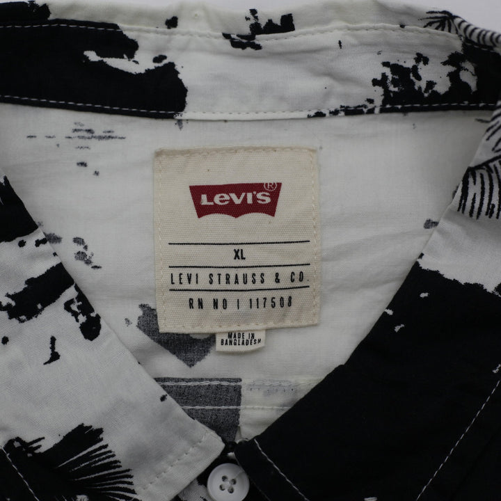 Mens Levi Strauss Short Sleeve Button Down Shirt Size XL
