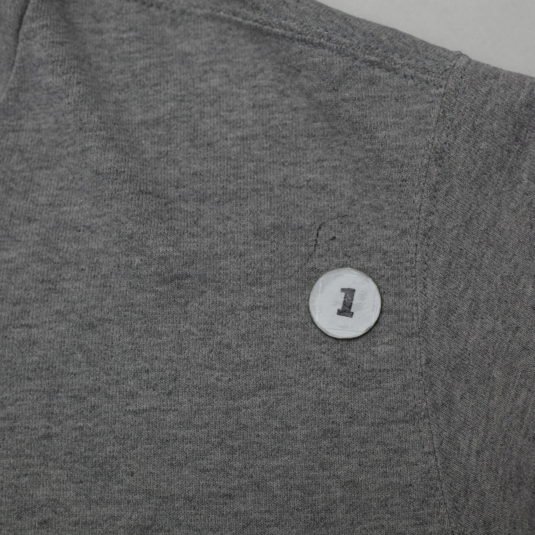 Vintage Nike Embroidered Center Swoosh Logo Gray Pullover Hoodie M | Migration_Hoodies - Alternate View | Fashion Rerun