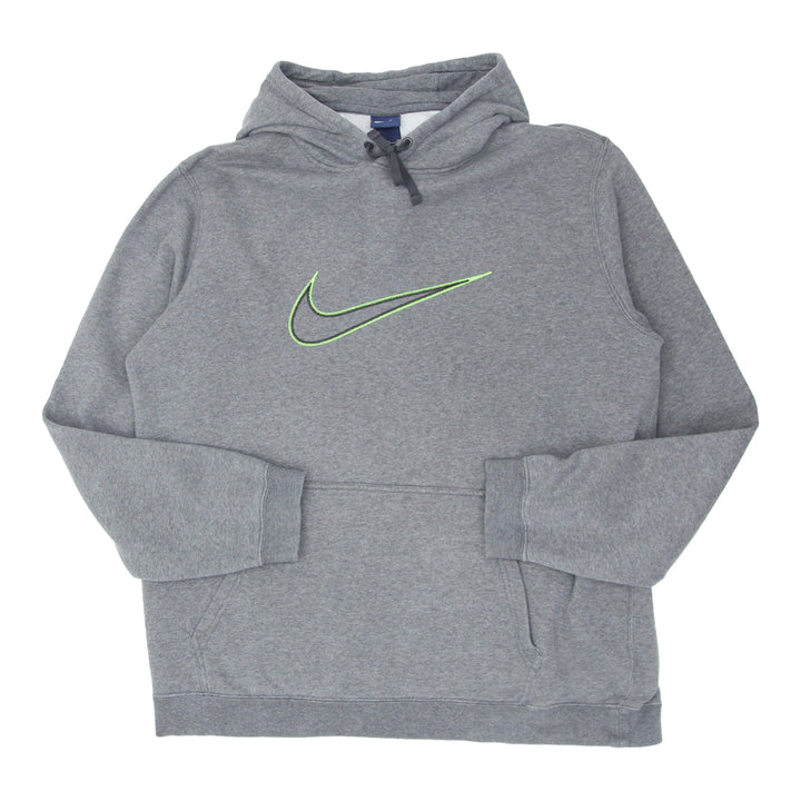 Mens Nike Swoosh Gray Pullover Hoodie