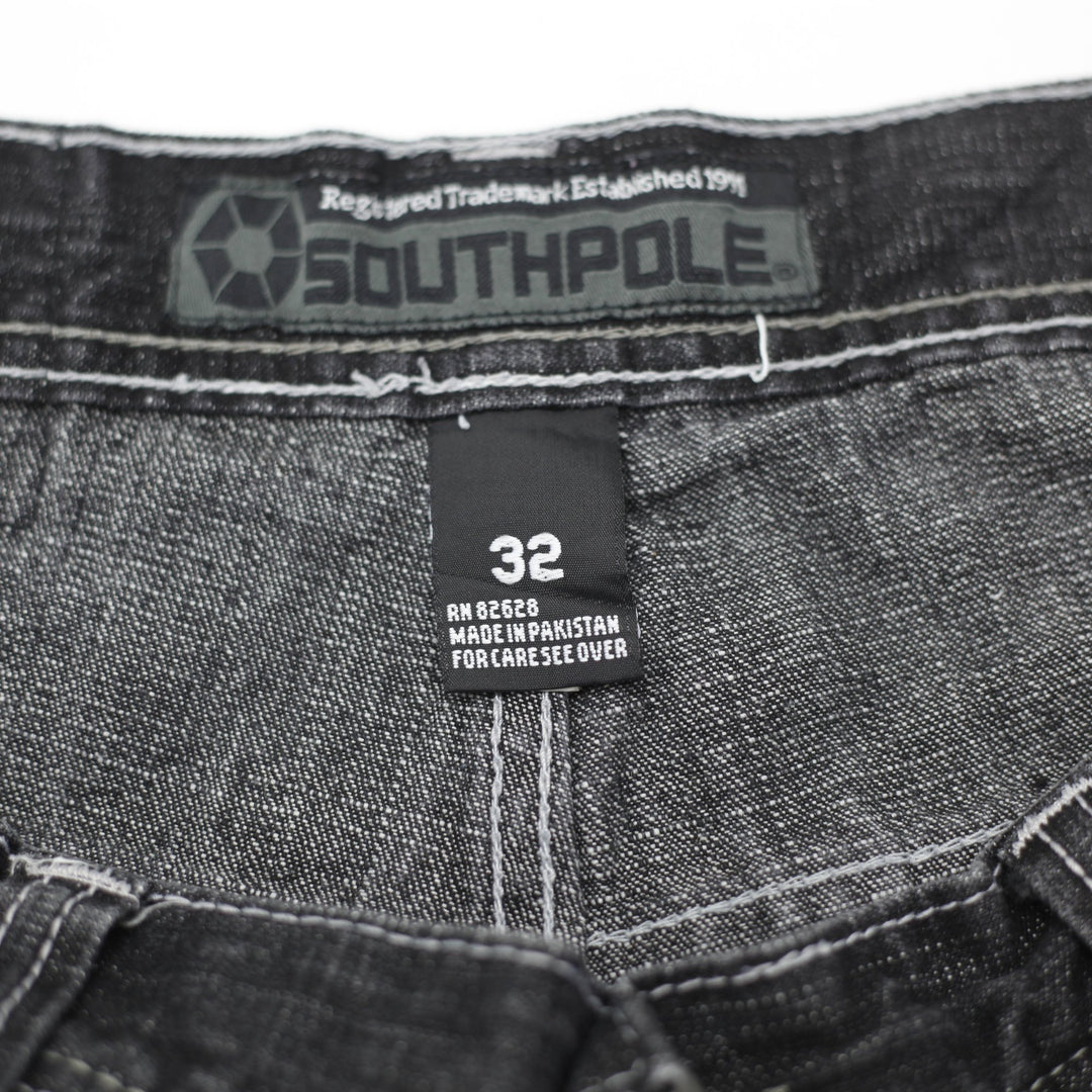 Y2K Mens Southpole 4180 Casual Style Denim Shorts Size 32