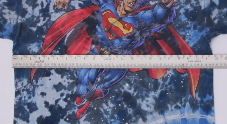 Vintage Changes 1997 DC Comics Superman Tie-Dye Single Stitch T-Shirt Made In USA | Migration_T-Shirts - View | Fashion Rerun