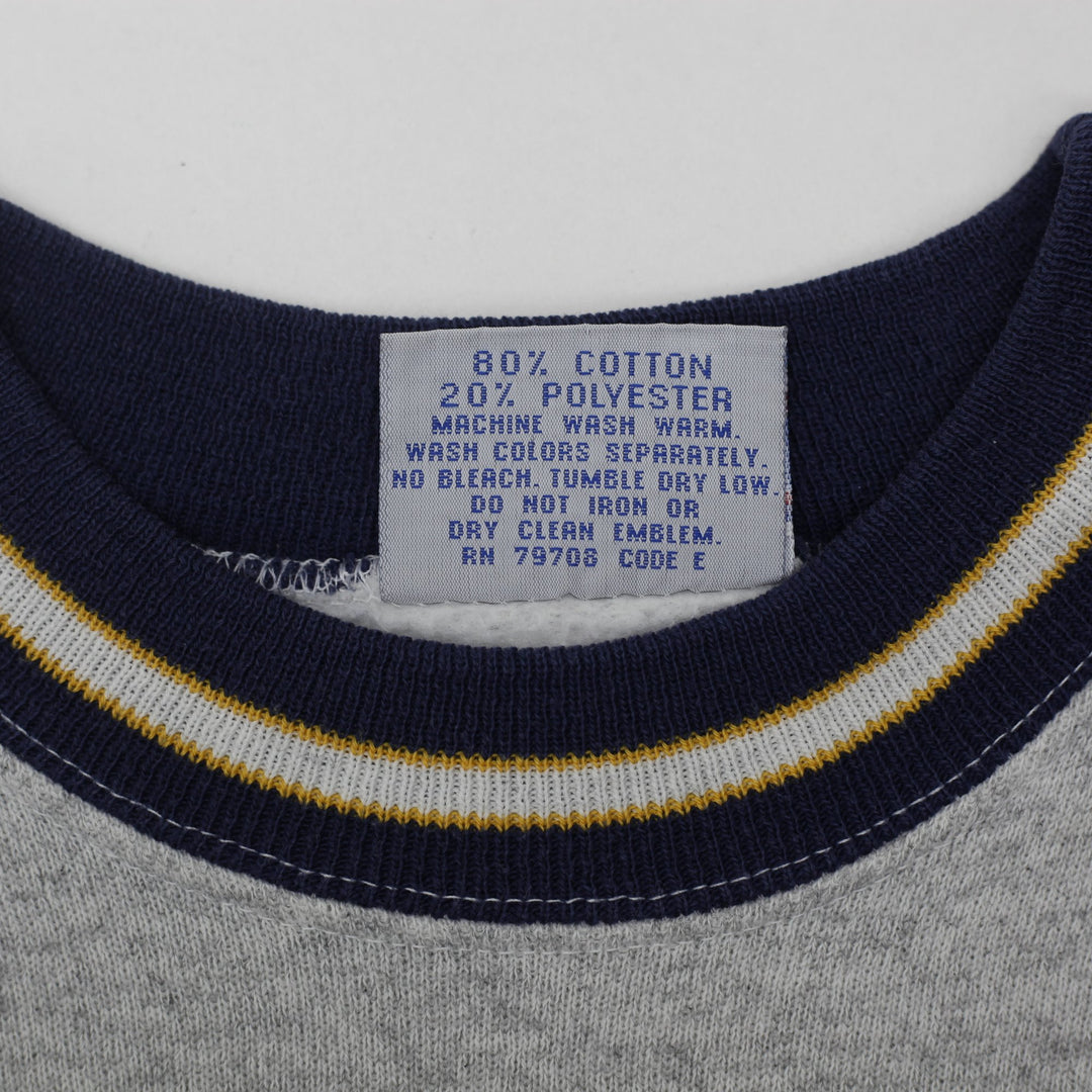 Vintage 90s Michigan Wolverines Crewneck Sweatshirt Size M