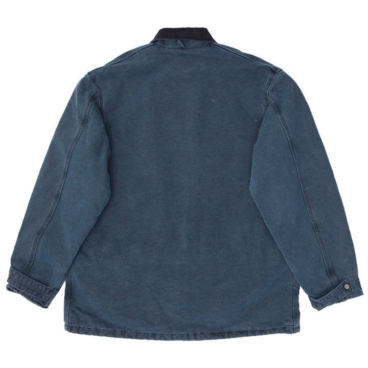 Vintage Carhartt Workwear Jacket Green Denim Blanket Lined | Migration_Jacket UAENAT20 - Side View | Fashion Rerun