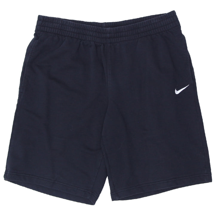 Mens Nike Swoosh Embroidered Sweat Shorts Black - Fashion Rerun Vintage Migration_Shorts