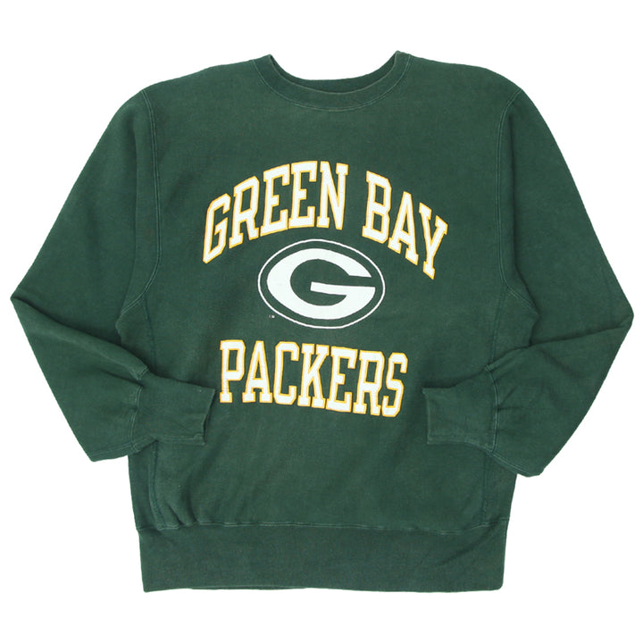 Vintage Champion Green Bay Packers Sweatshirt Reverse Weave XL Made In USA - Fashion Rerun Vintage Migration_Sweaters