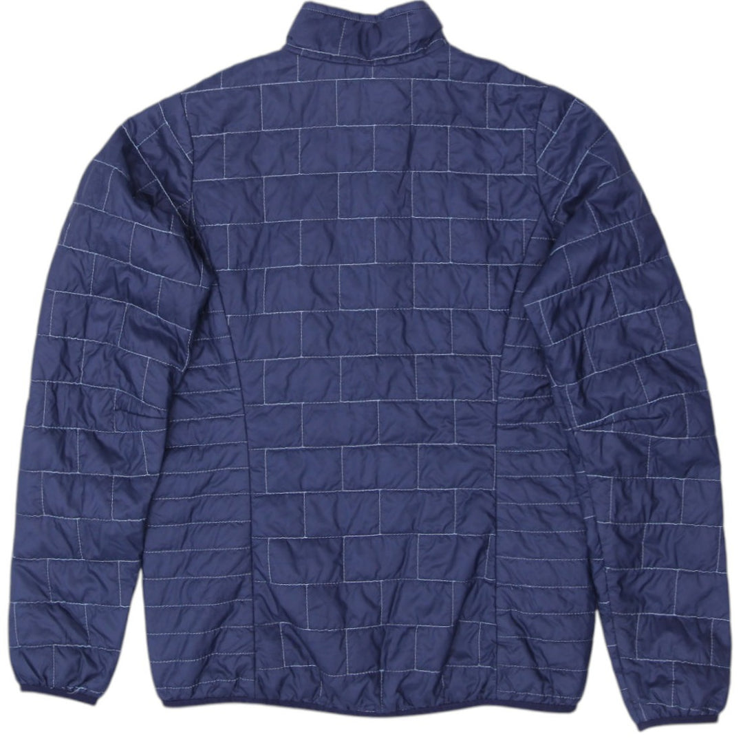 Ladies Patagonia Puffer Jacket Navy Blue Half Zip Lightweight | Migration_Jackets - Side View | Fashion Rerun