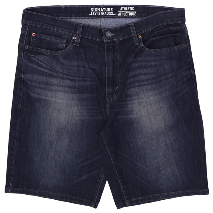 Mens Signature By Levi Strauss & Co Athletic Denim Shorts