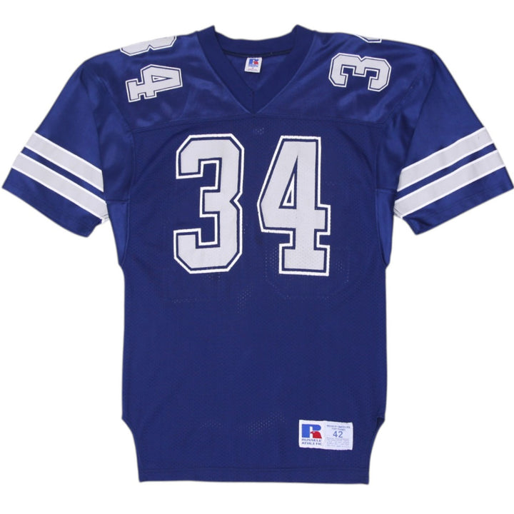 Vintage Mens Russell Athletic Jersey Navy Blue American Football Sportswear | Migration_Jerseys | Fashion Rerun