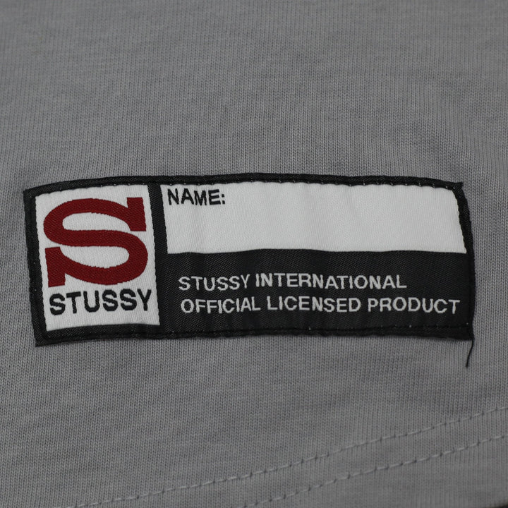 Mens Stussy Baseball Gray Short Sleeve Button Jersey L | Migration_Jerseys SW COLLECTION - Detail View | Fashion Rerun
