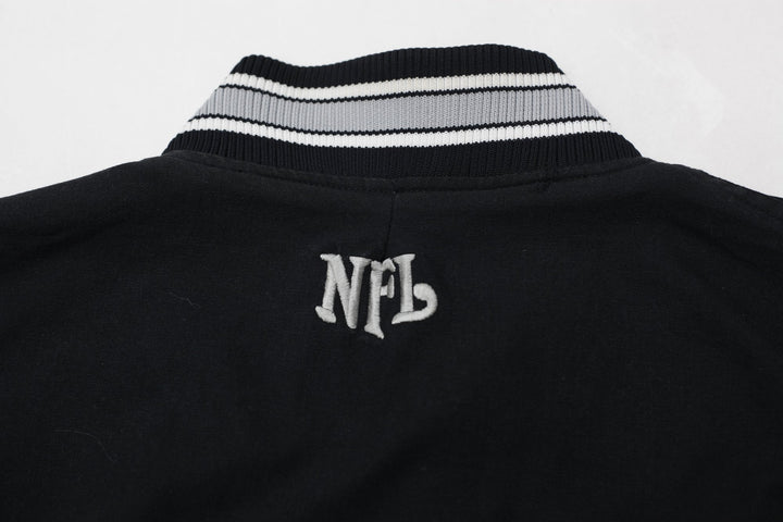 Vintage Mens NFL G-III Carl Banks Oakland Reversible Varsity Jacket Size XXL