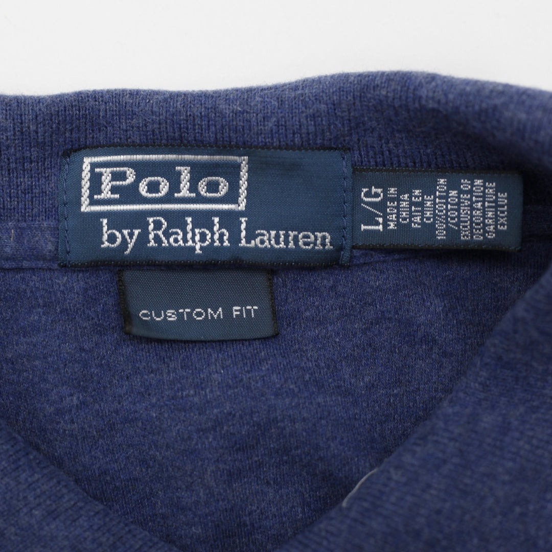 Mens Polo Ralph Lauren Custom Fit Polo T-Shirt Size L