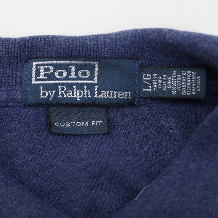 Mens Polo Ralph Lauren Custom Fit Polo T-Shirt Size L