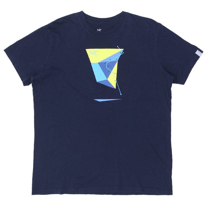Mens Arc'teryx Graphic T-Shirt Navy - Fashion Rerun Vintage Migration_T-Shirt