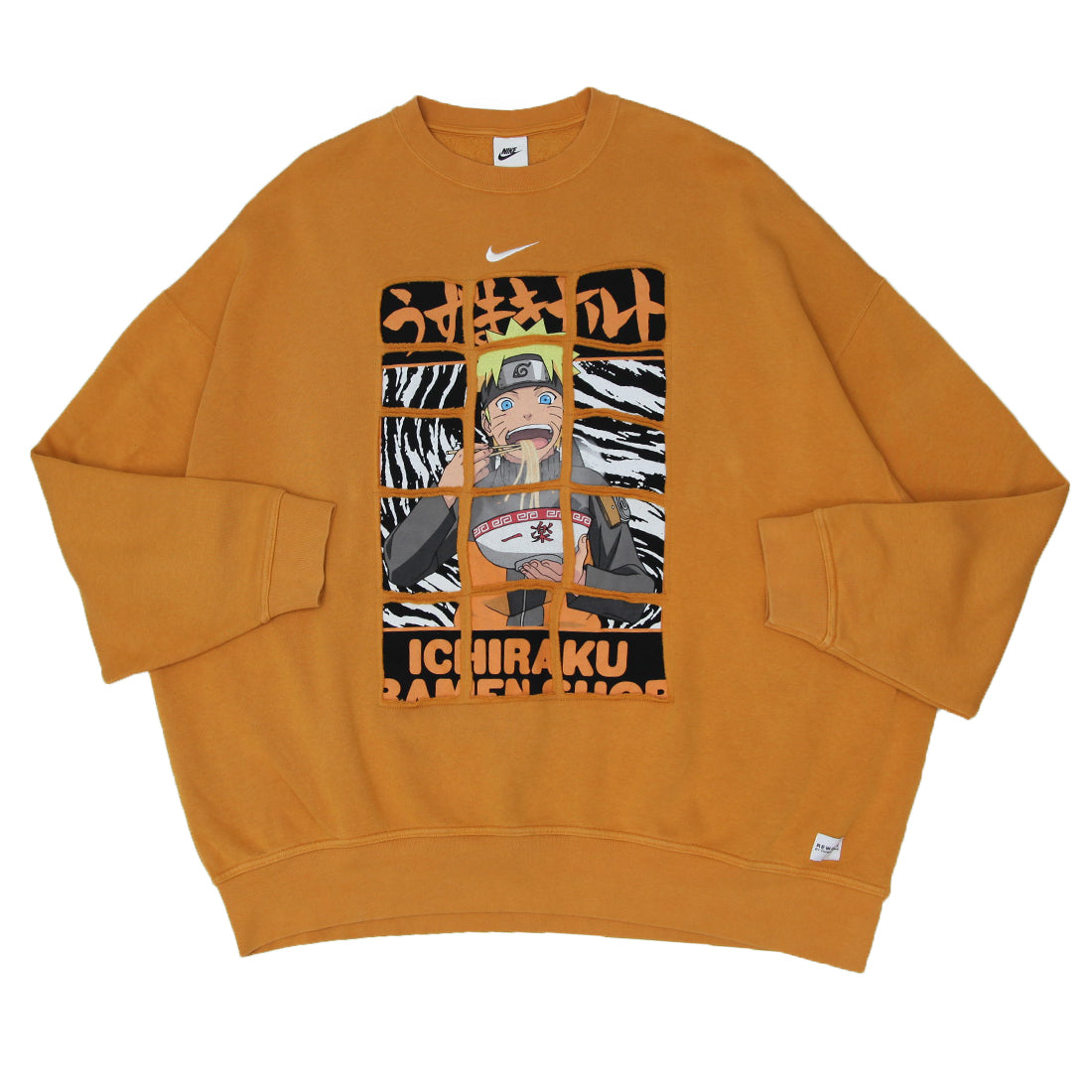 Shop Rework Naruto Anime Patched Sweatshirt | Fashion Rerun