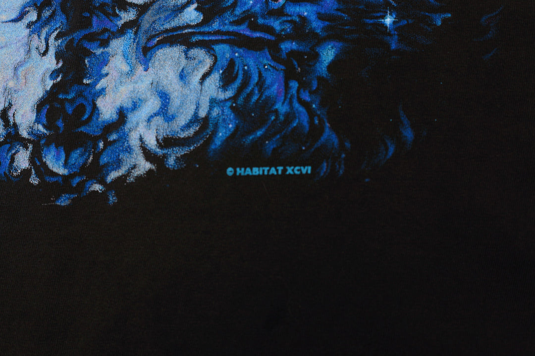 Vintage Habitat Canoe Wolf Eagle T-Shirt Made in USA H.L Miller L