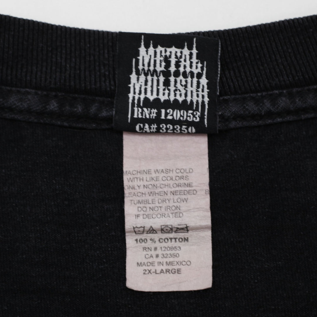 Y2K Mens Metal Mulisha Black Real Tree Camo Logo Graphic T-Shirt Size 2XL
