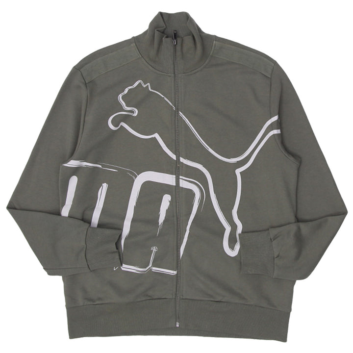 Mens Puma Logo  Full Zip Jacket