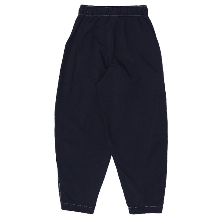 Ladies Embroidered Nike Logo Black Track Nylon Pants