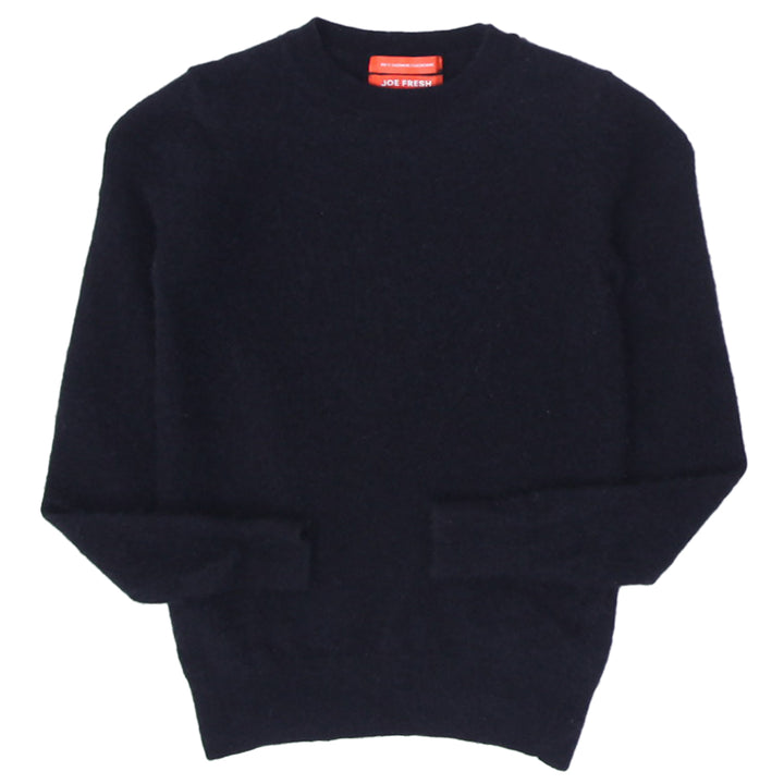 Ladies Joe Fresh 100% Cashmere Black Sweater