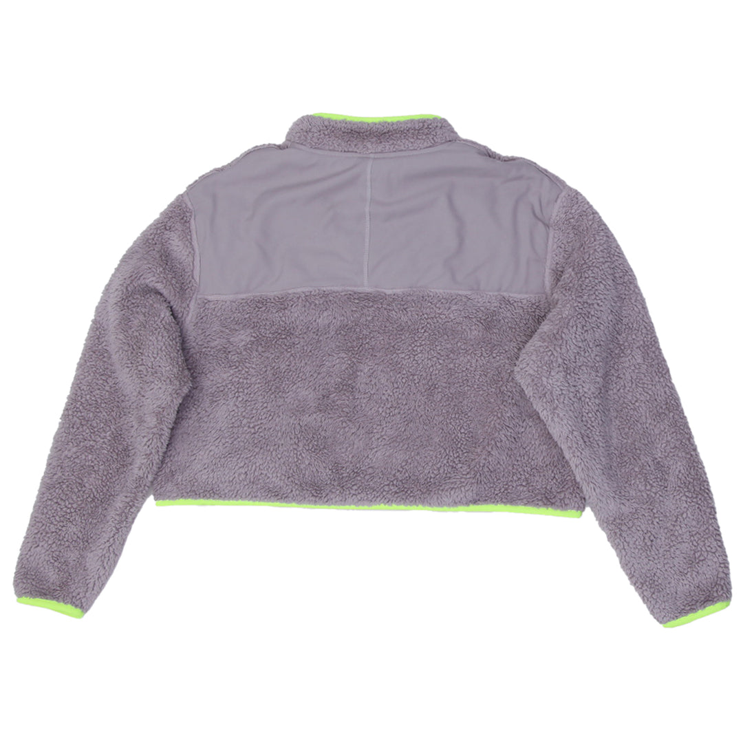 Ladies Nike Sportswear Sherpa Plush Fleece 1/4 Zip Jacket