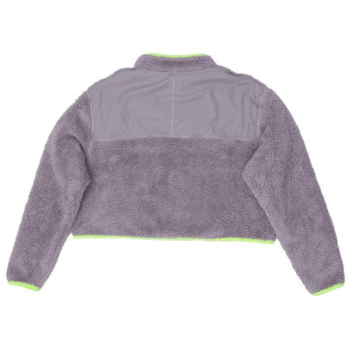 Ladies Nike Sportswear Sherpa Plush Fleece 1/4 Zip Jacket