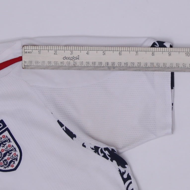 Ladies England Umbro 2007 2009 Home Football Shirt Beckham 7 XL US 14 EUR 42