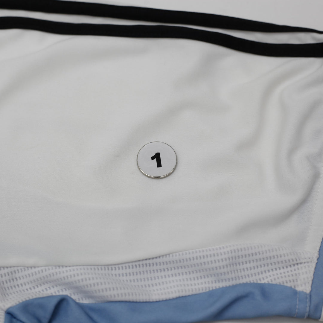 Vintage Mens Adidas Argentina 2006 World Cup Home Football Messi #18 Jersey