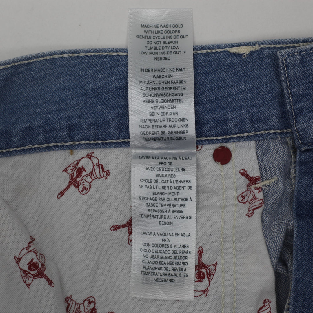 Y2K Mens True Religion Section Straight Jeans Size 36